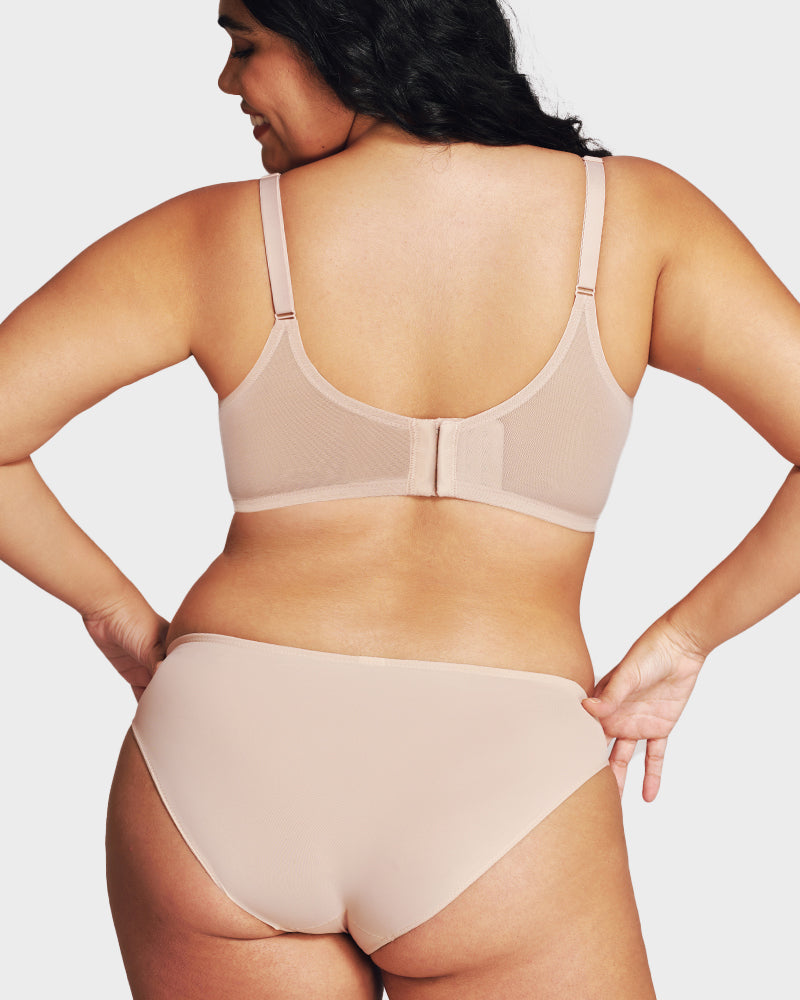 Breathable Mesh Minimizer Support Bra - view 5