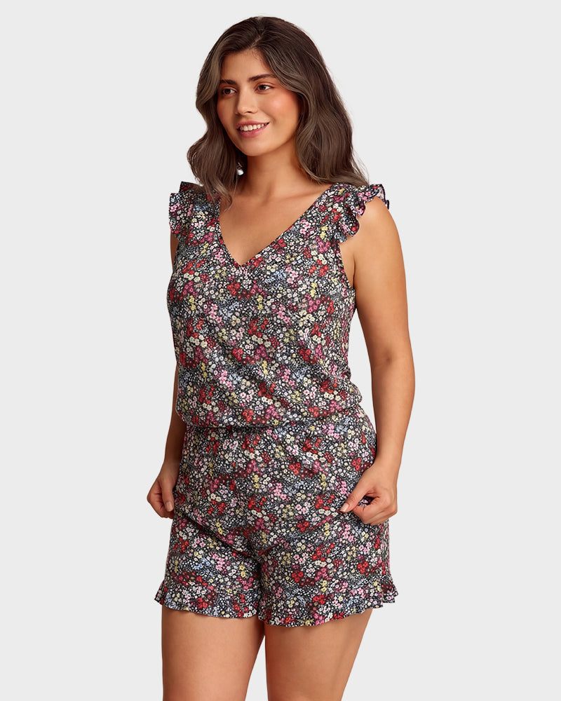 Built-in Bra Swim Romper - view 8