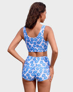 Built-in Bra Swim Romper - view 30