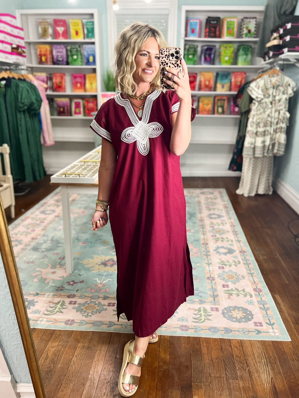 It's Up To You Midi Dress - Wine