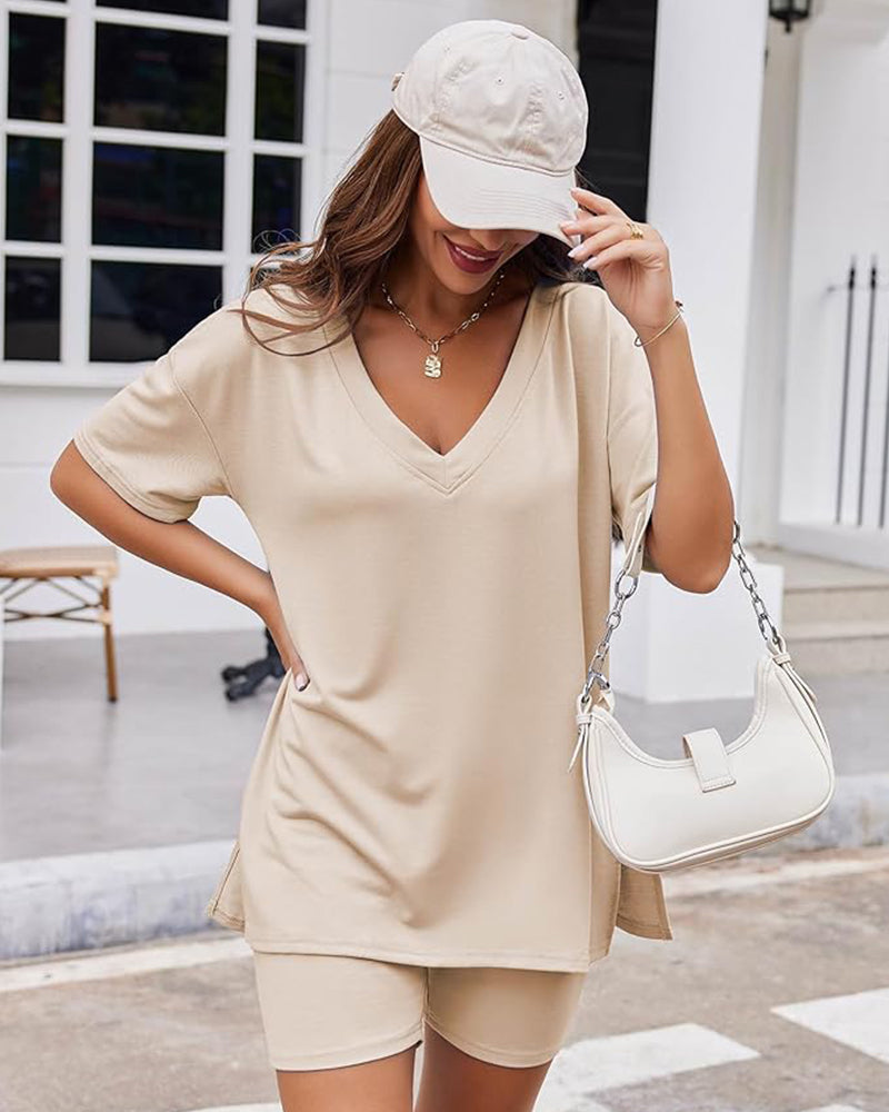 Casual Vibe Comfy Oversized 2-Piece Lounge Set - view 2