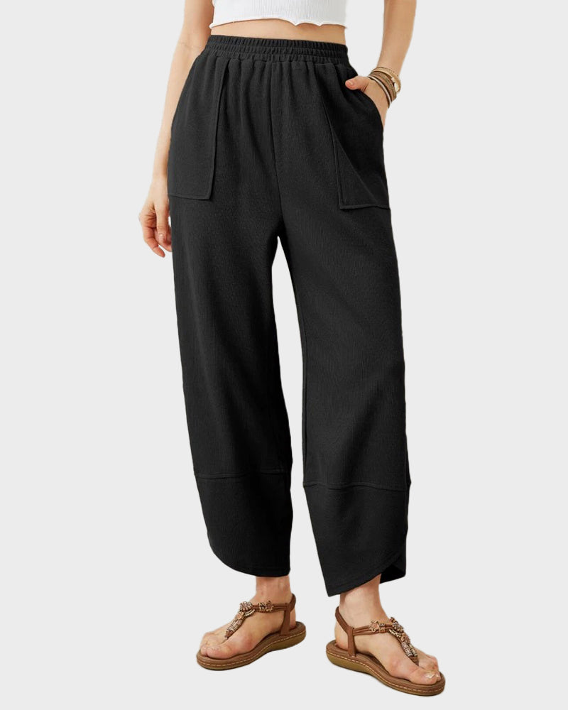 Casual Wide-Leg Palazzo Pants - view 9