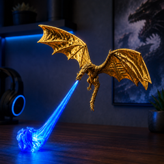Dragon Breath LED Lamp – Halloween Fire & Ice Decor