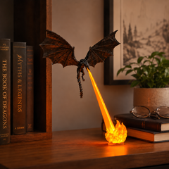 Dragon Breath LED Lamp – Halloween Fire & Ice Decor