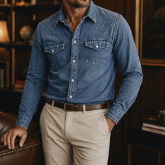 Vintage Western Denim Shirt