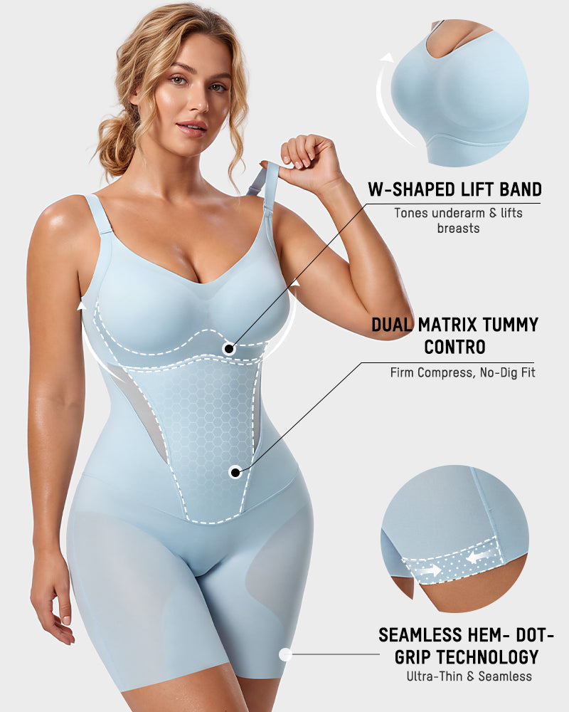 Cooling Seamless Tummy Control Bodysuit - view 3