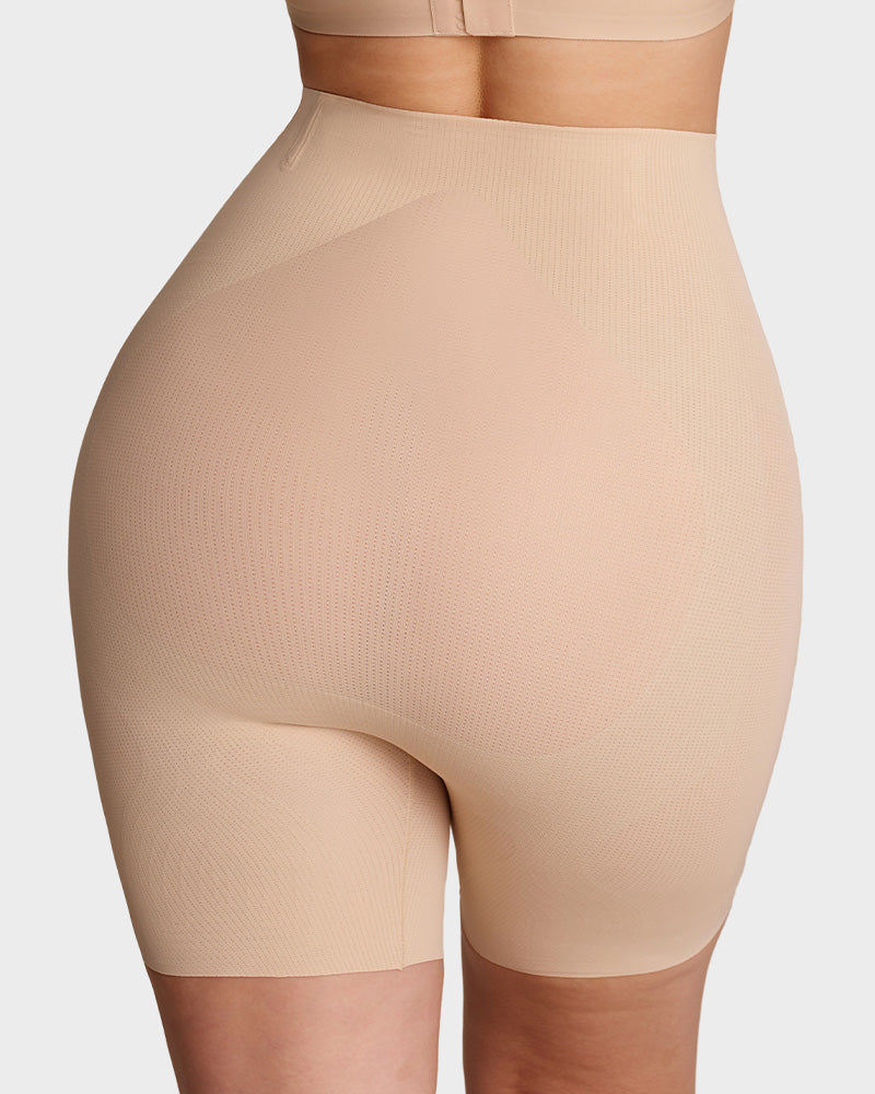 Cooling High-Waist Sculpting Shapewear Shorts - view 3