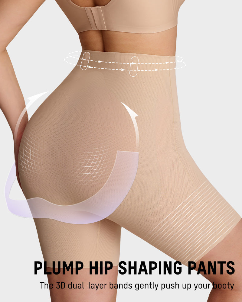 Cooling High-Waist Sculpting Shapewear Shorts - view 4
