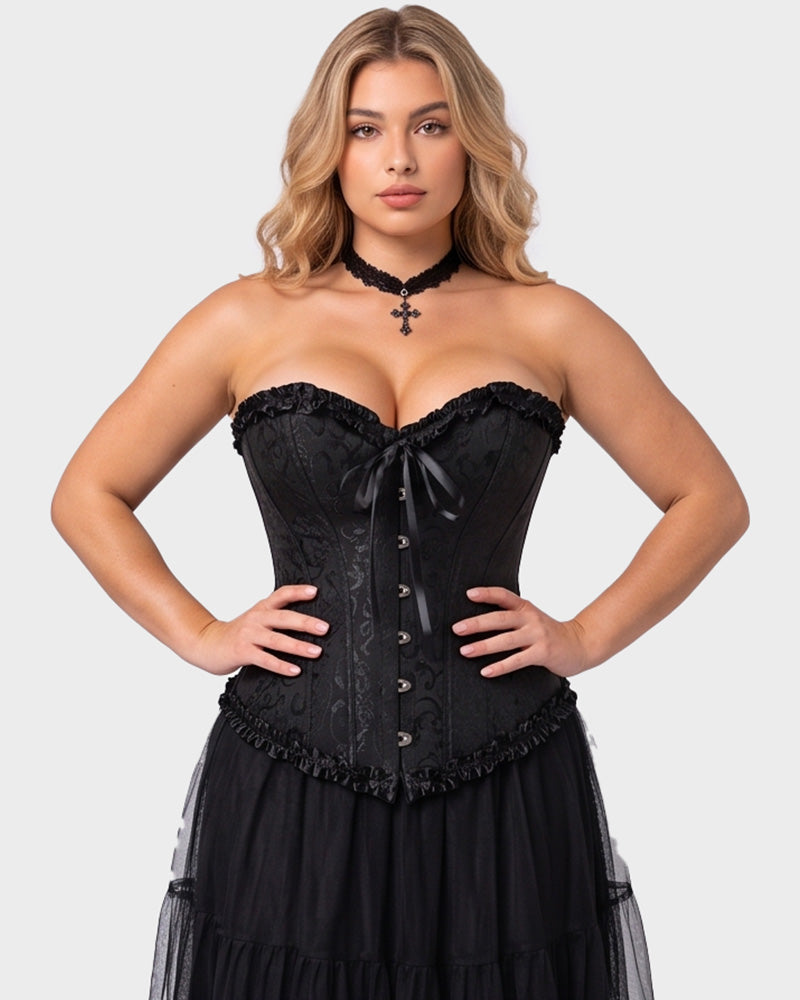 Corset Tops Lace Waist Push Up Shapewear - view 14