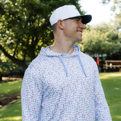 Performance Hoodie - Old Glory - White