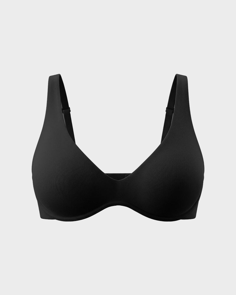 Deep-Plunge Unlined Underwire Bra - view 29