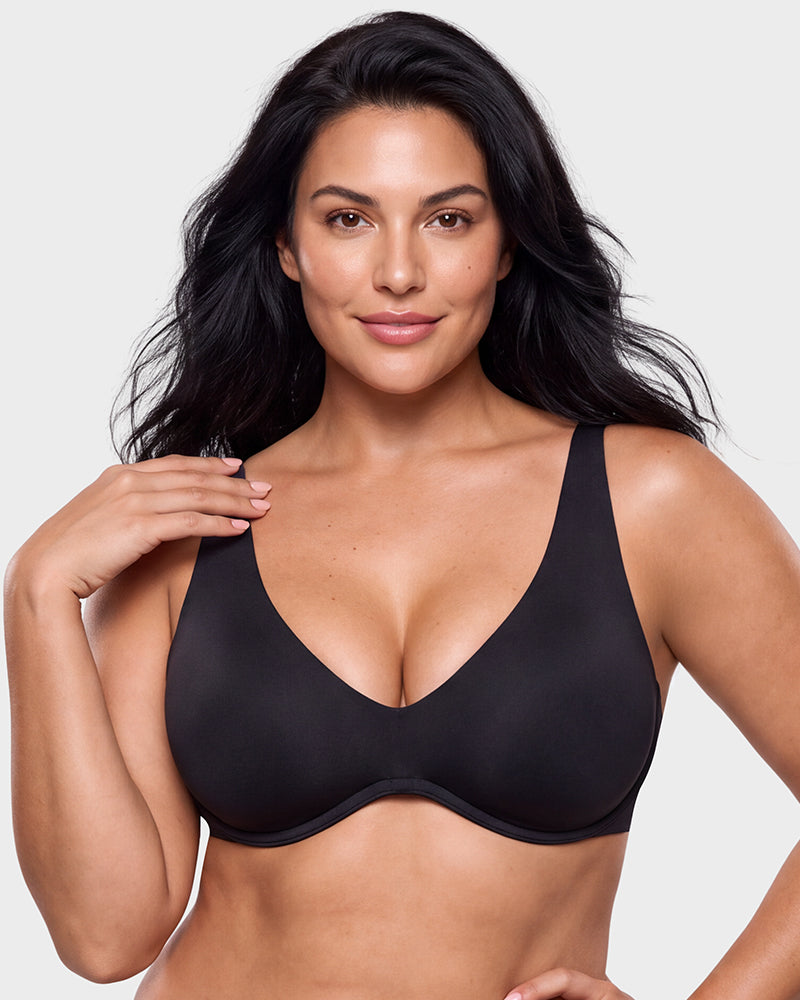 Deep-Plunge Unlined Underwire Bra - view 20