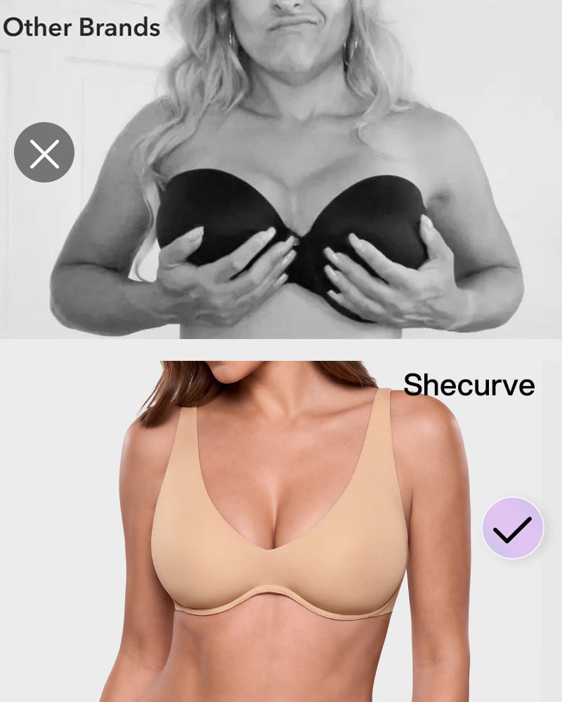 Deep-Plunge Unlined Underwire Bra - view 9