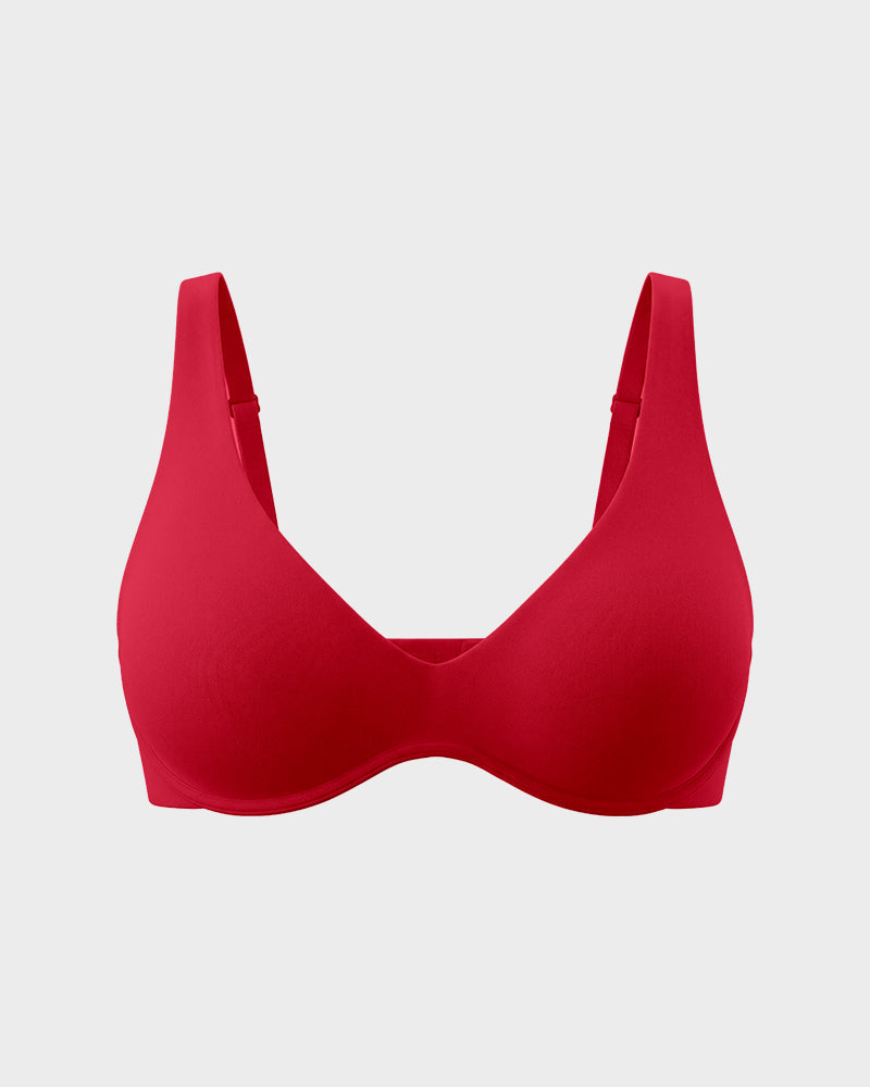 Deep-Plunge Unlined Underwire Bra - view 27