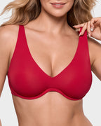 Deep-Plunge Unlined Underwire Bra - view 23