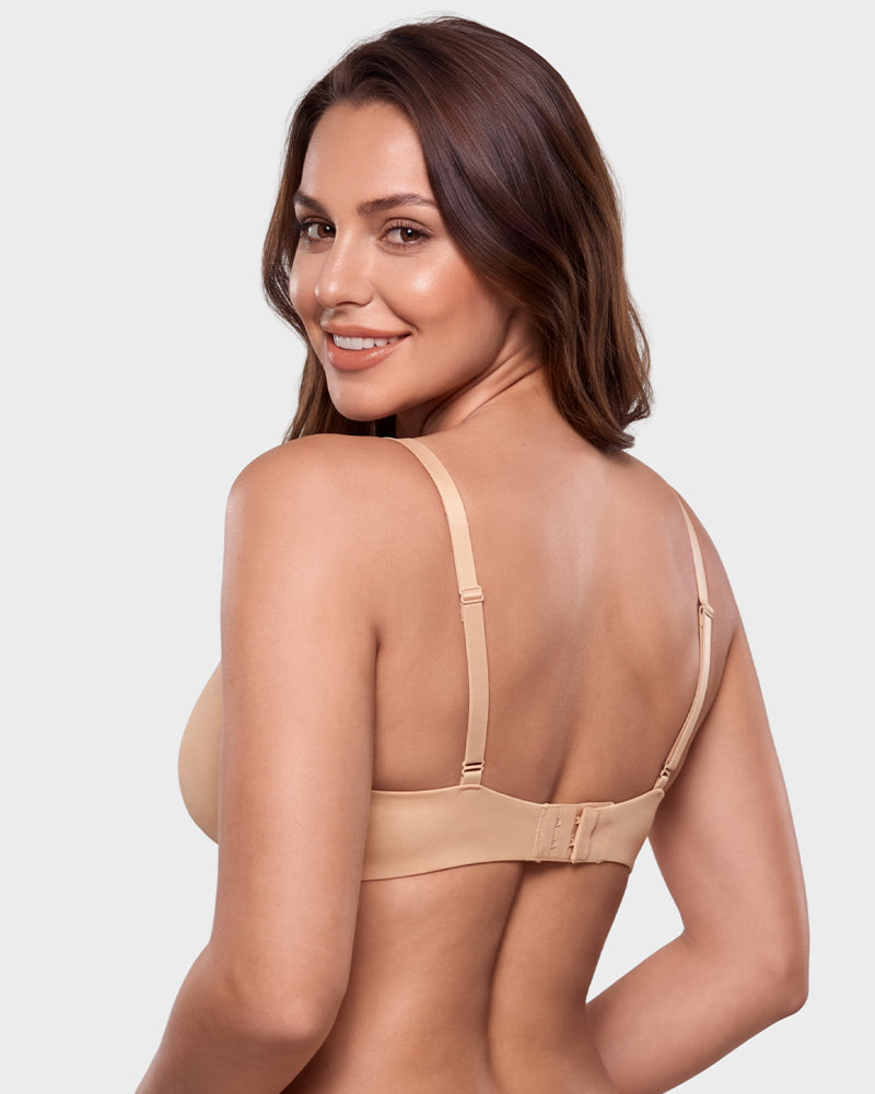 Deep-Plunge Unlined Underwire Bra - view 15