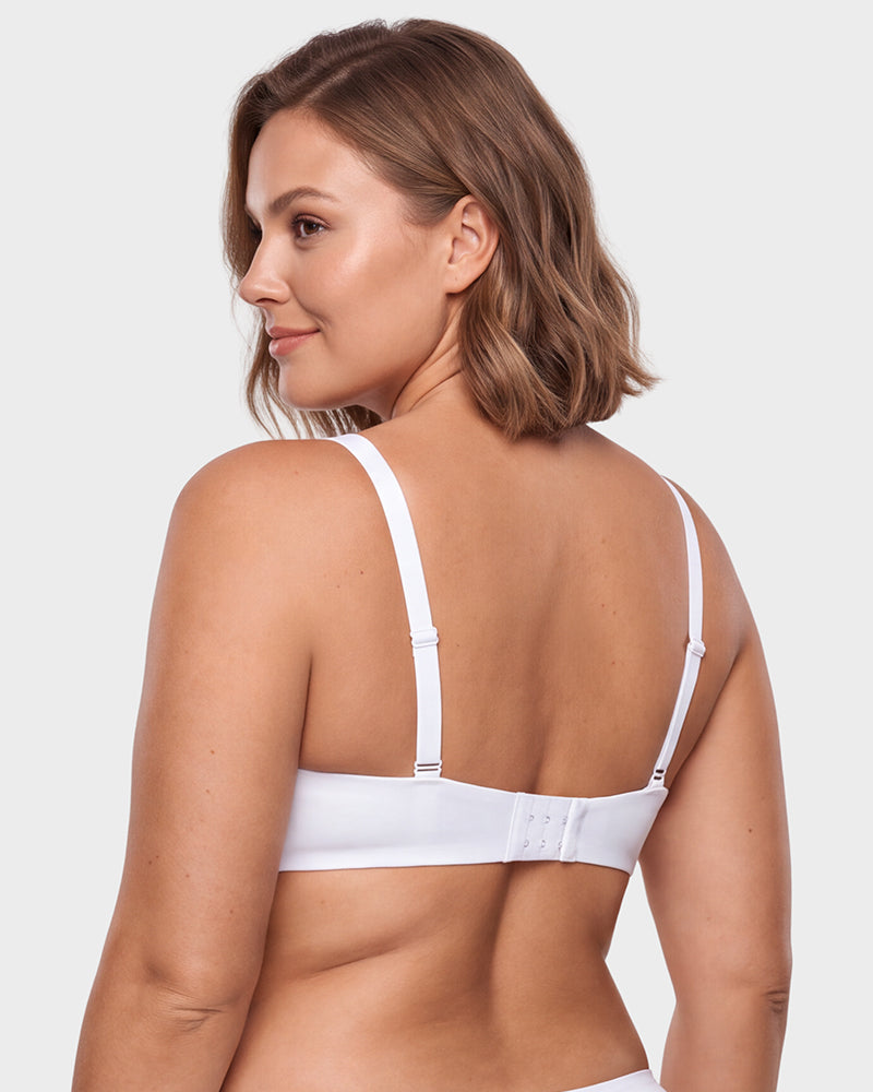 Deep-Plunge Unlined Underwire Bra - view 18