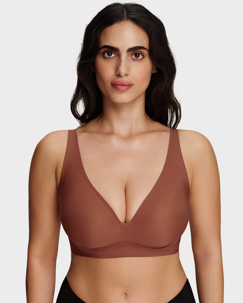 AirEase™ Supportive Wireless Deep-V Bra - view 16
