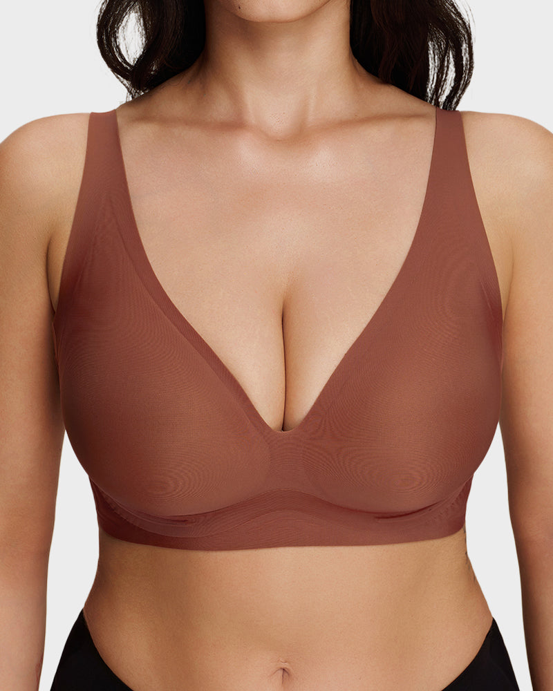 AirEase™ Supportive Wireless Deep-V Bra - view 22