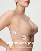 AirEase™ Supportive Wireless Deep-V Bra - view 2