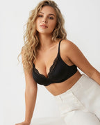 Deep V Lace Push-Up Bra - view 10