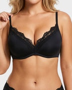 Deep V Lace Push-Up Bra - view 18