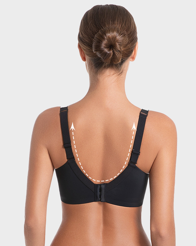 Deep V Push-Up Underwire Bra with Rhinestone Strap - view 13