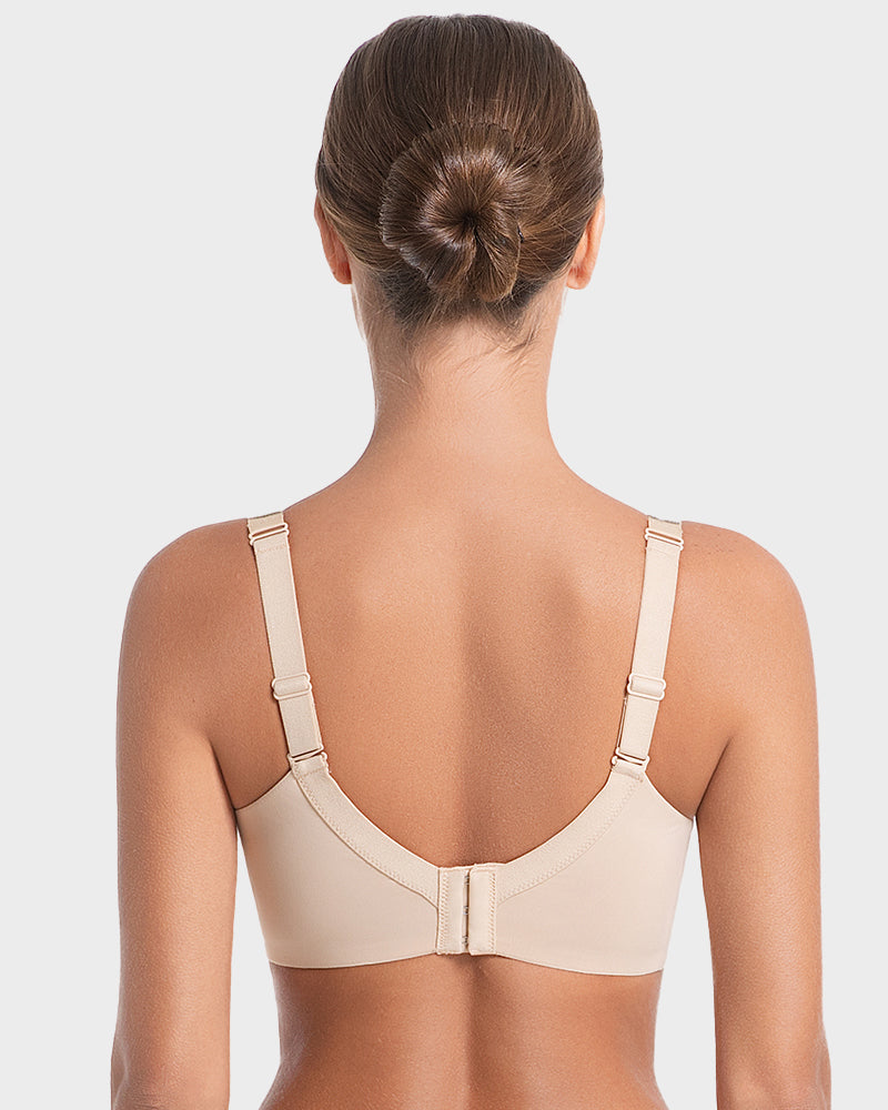 Deep V Push-Up Underwire Bra with Rhinestone Strap - view 8