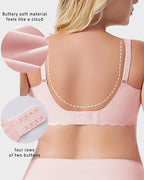 Deep V Seamless Scalloped Wireless Lift Bra - view 10