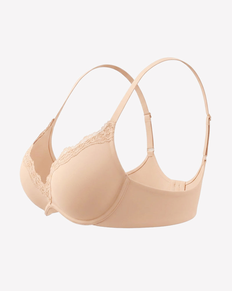 Deep V Lace Push-Up Bra - view 20