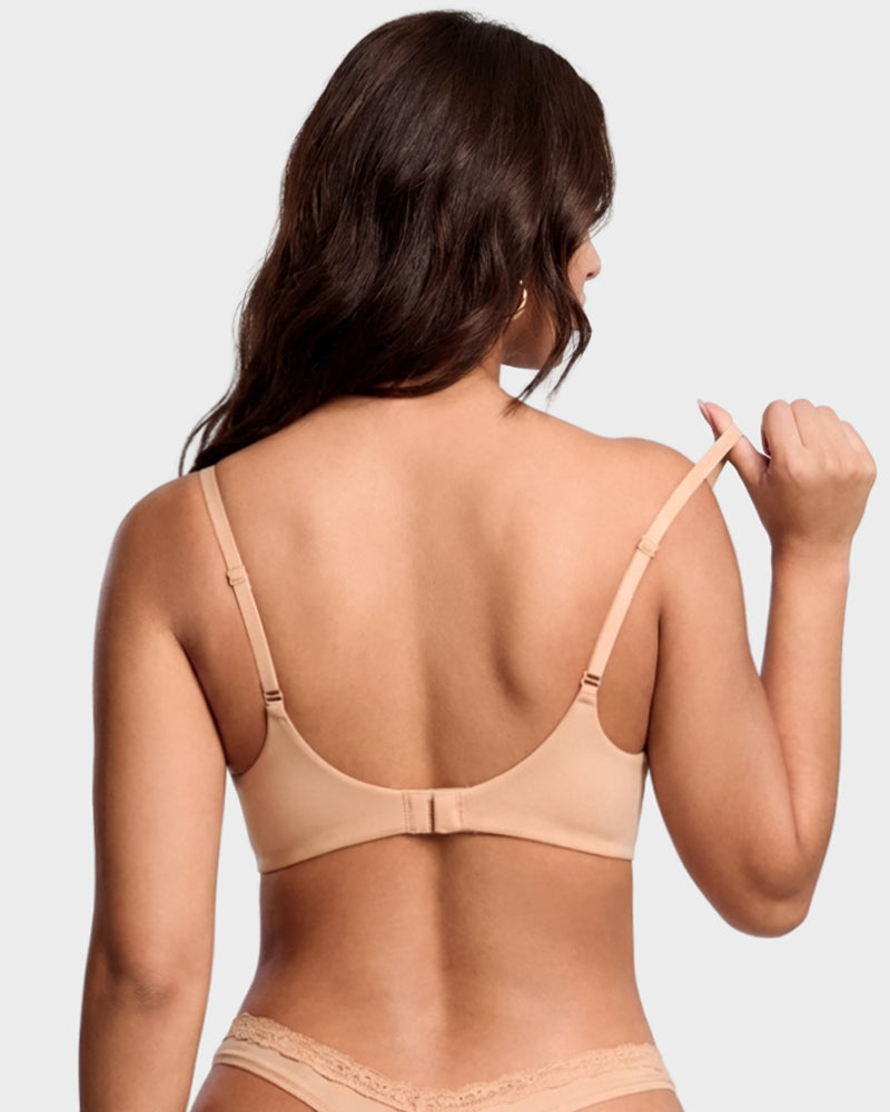 Deep V Lace Push-Up Bra - view 8