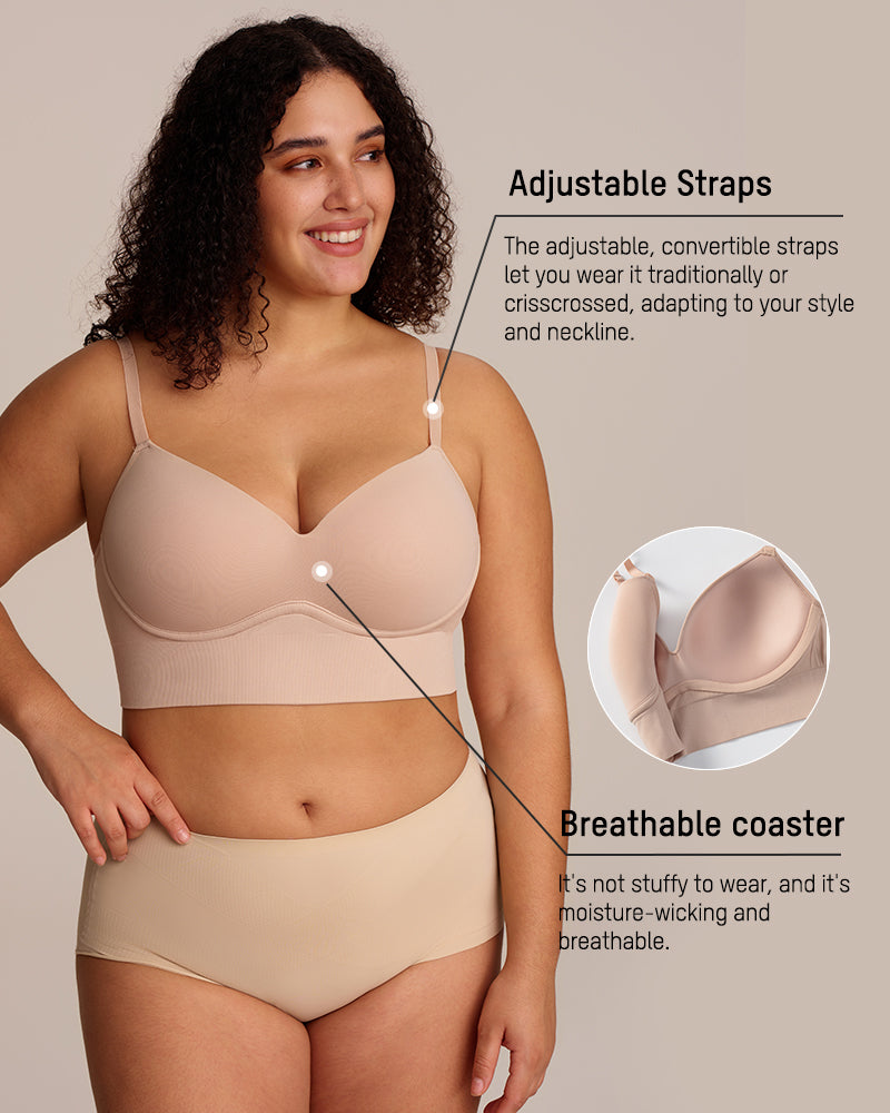Deep V Wireless Lift Bralette - view 3