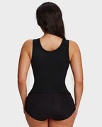 Double-Layer Tummy Control Waist Shaper Girdle With Bra - view 12