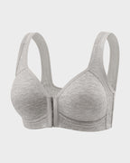 Easy-On Front Closure Wireless Support Bra - view 11