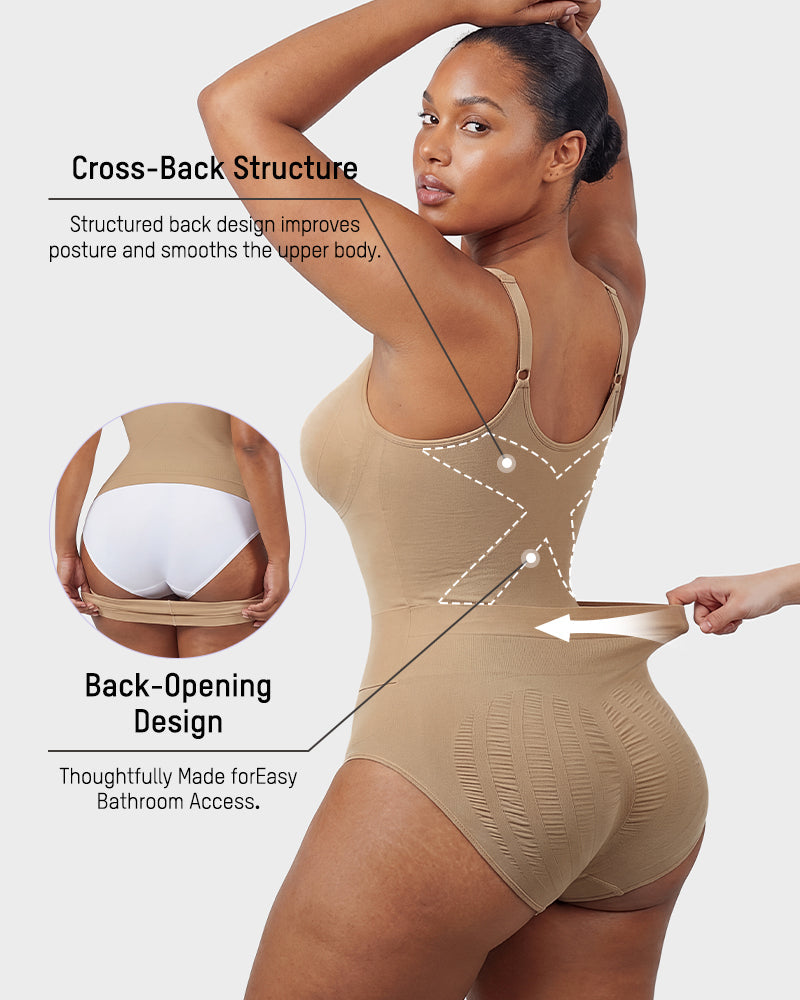 Easyslide™ Deep V Camisole Bodysuit Shapewear - view 2