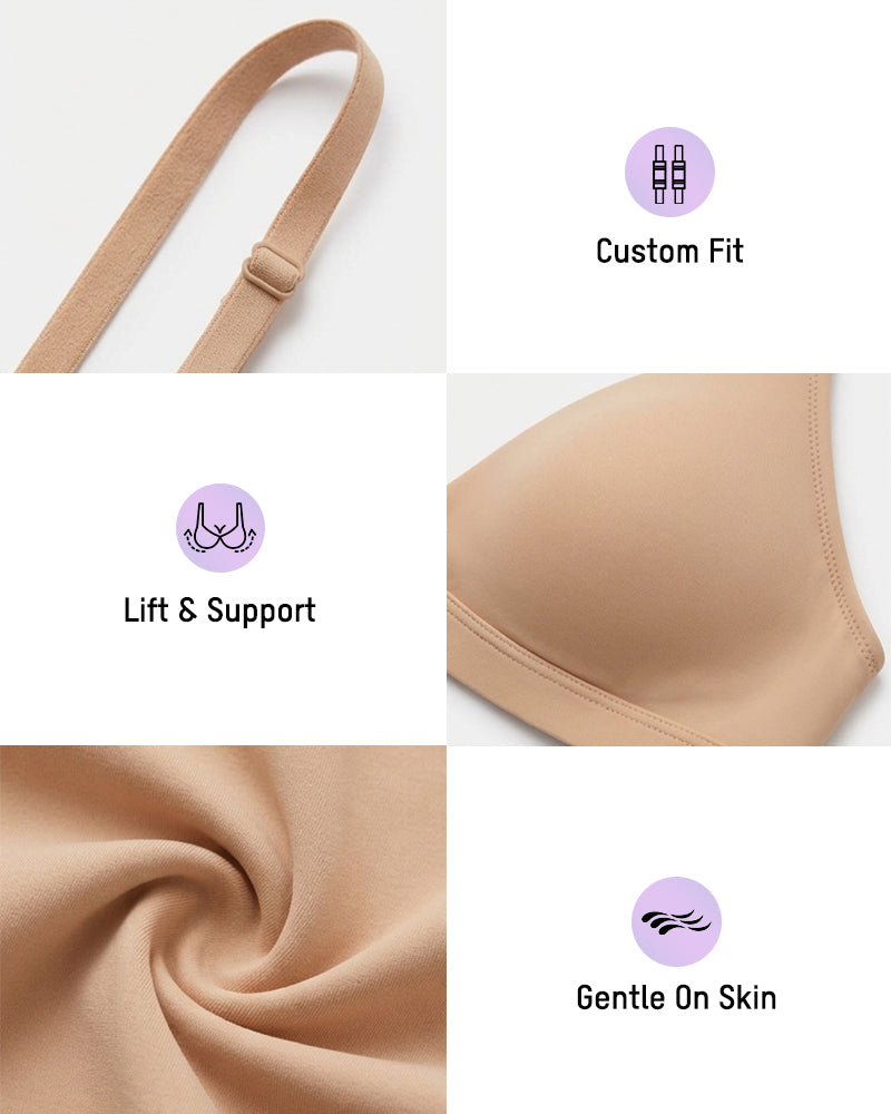 Everyday Soft Fit Wireless Plunge Bra - view 3