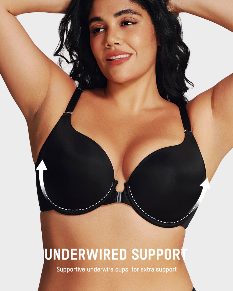 Front Closure Push-Up Lift Bra - view 3