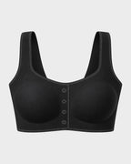 Front-Closure Square-Neck Breathable Minimizer Bra - view 22
