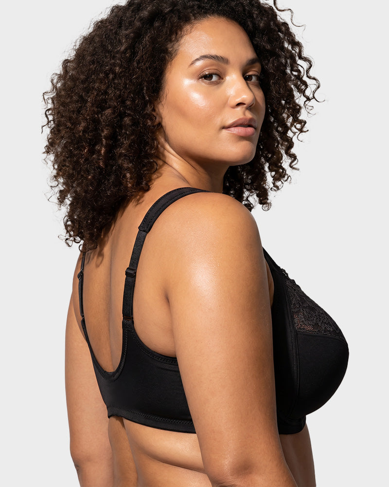 Front-Closure Underwire Print Bra - view 8