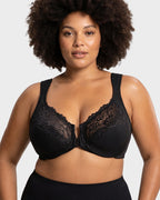 Front-Closure Underwire Print Bra - view 6