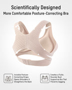 Front Closure Cross-Back Wireless Posture Bra - view 6