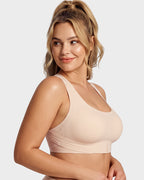 Front Closure Cross-Back Wireless Posture Bra - view 11