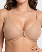 Front Closure Mesh Support Seamless Bra - view 25
