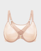 Front Closure Mesh Support Seamless Bra - view 30