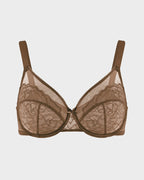 Full Coverage Lace Minimizer Bra - Petal - view 22