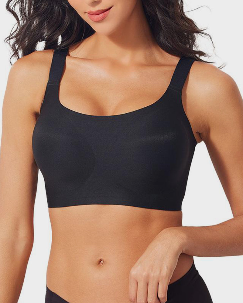 Full Coverage Wireless Jelly Seamless T-Shirt Bra - view 4