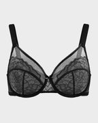 Full Coverage Lace Minimizer Bra - Petal - view 20