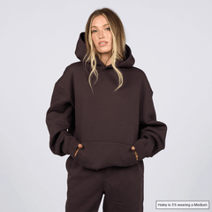 (New) Weighted Hoodie - Coffee