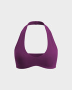 Halter Open-Back Low-Impact Sports Bra - view 27