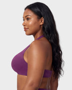 Halter Open-Back Low-Impact Sports Bra - view 14